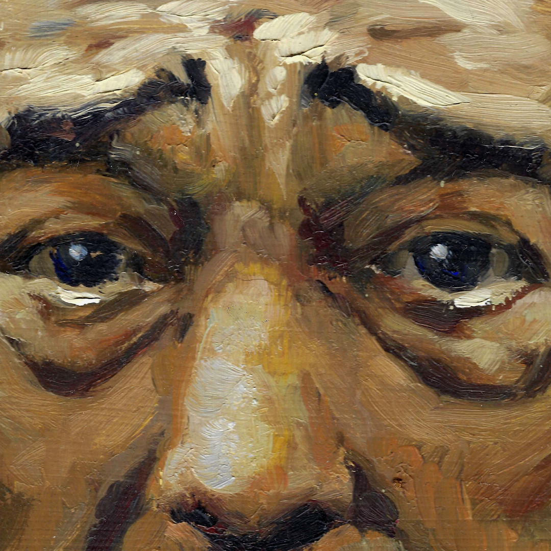 2019 - Weightless Notes - Blue Duke - 8x10 - Oil - Detail 01