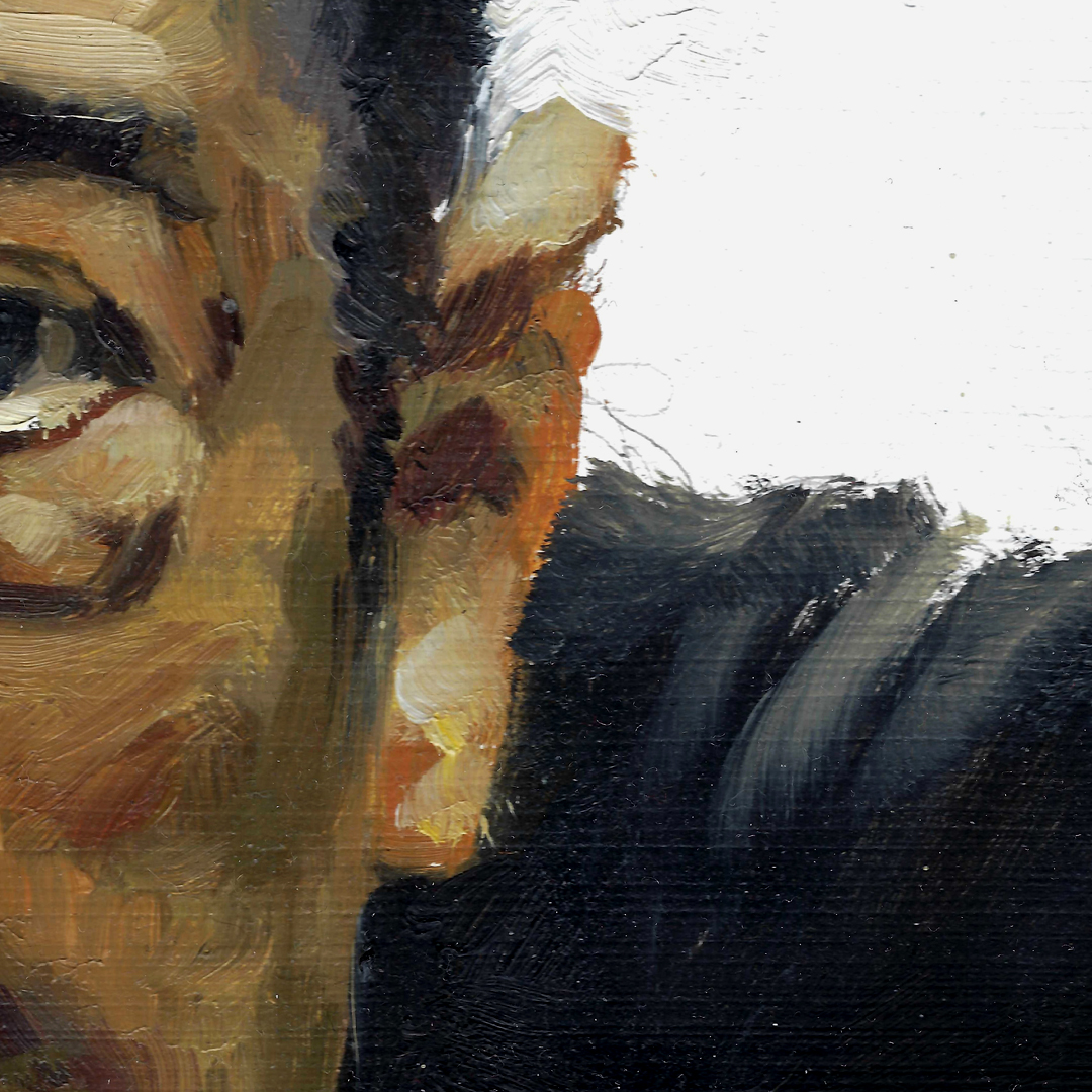 2019 - Weightless Notes - Blue Duke - 8x10 - Oil - Detail 02