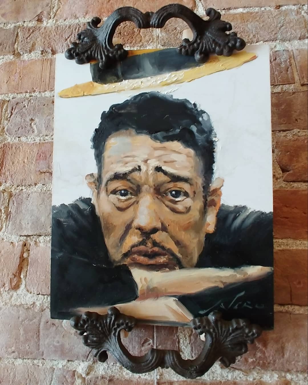 2019 - Weightless Notes - Blue Duke - 8x10 - Oil - Installation 01