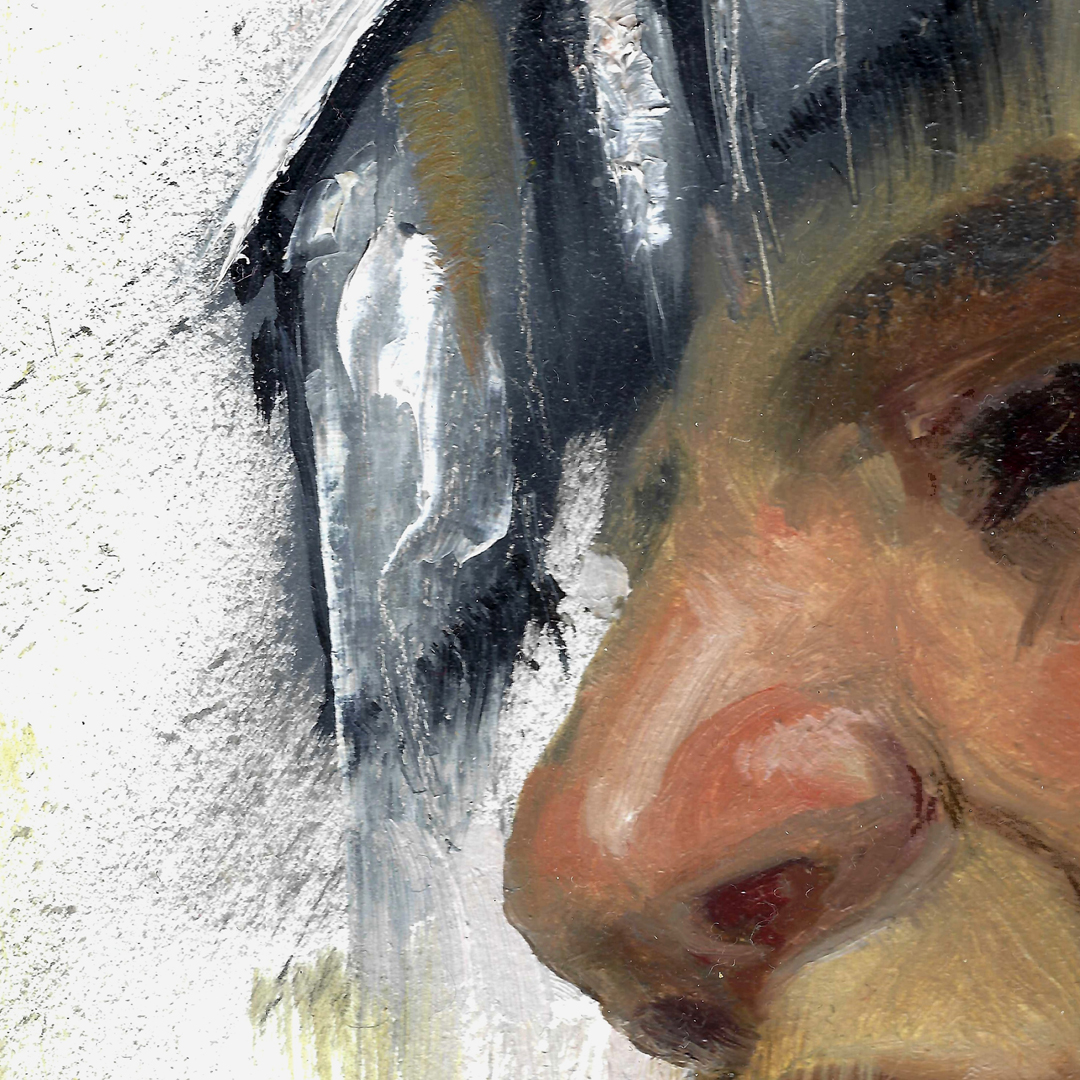 2019 - Weightless Notes - Dave Brubeck - 8x10 - Oil - Detail 01