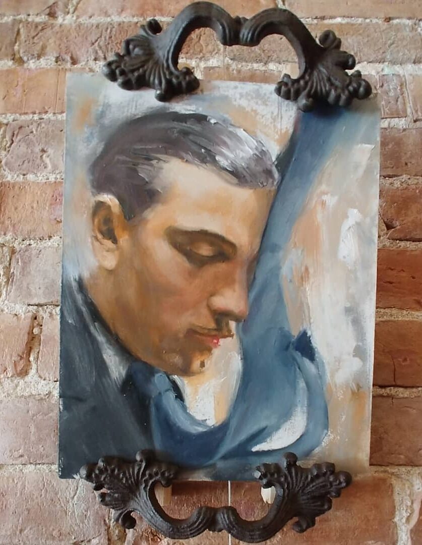 2019 - Weightless Notes - Django Reinhardt - 8x10 - Oil - Installation