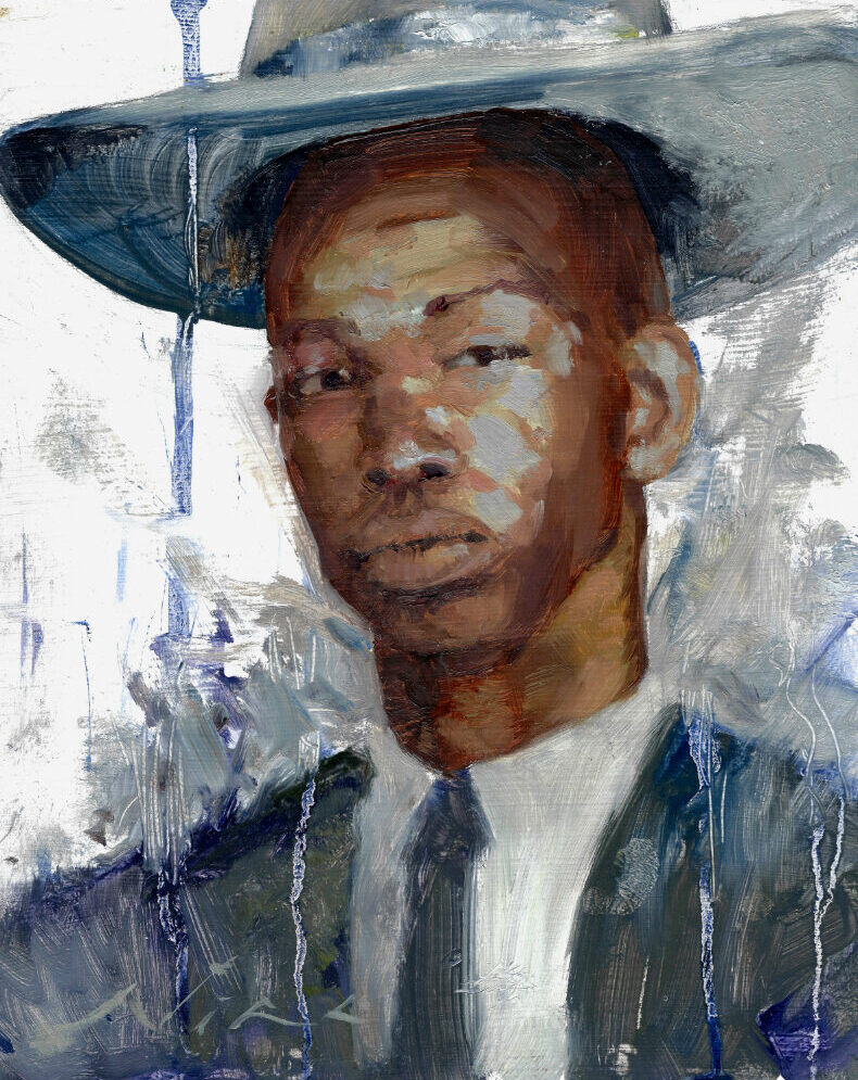 2019 - Weightless Notes - Elmore James - 8x10 - Oil - 800px