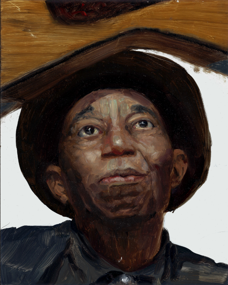 2019 - Weightless Notes - Mississippi John Hurt - 8x10 - Oil - 800px